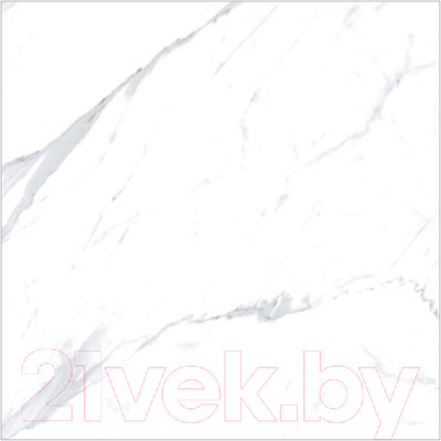 Плитка Zerde Tile Statuario White матовый (600x600)