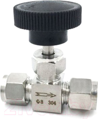 Игольчатый кран для дистиллятора No Brand ф 8