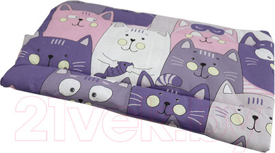 Матрас для животных Кот и Пёс Фунтик №2 (фиолетовый)