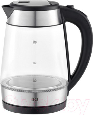 Электрочайник BQ KT1738G (черный/сталь)