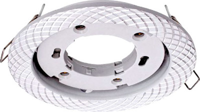 Точечный светильник INhome GX53R-deco Сетка-WH / 4690612044354 (белый)