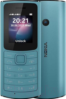Мобильный телефон Nokia 110 4G DS / TA-1543 (голубой)