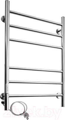 Полотенцесушитель электрический Ростела Свирель V 50x80/6 (с диммером, левый)