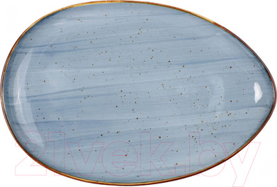 Блюдо AksHome Vital 31x21.5x3.3 (синий)