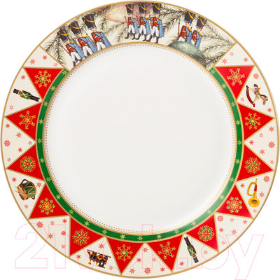 Тарелка столовая обеденная Lefard Щелкунчик / 85-1918