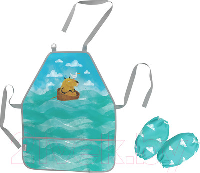 Фартук для творчества Erich Krause Capybara Travel / 60255 (с нарукавниками)