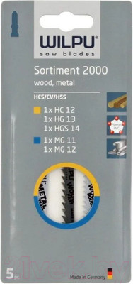 Набор пильных полотен Wilpu 0286000005