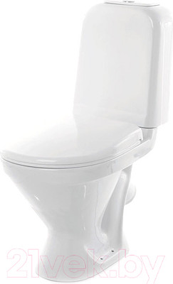 Унитаз напольный Sanita Самарский WC.CC/Samarsky/1-P/WHT.G/S1 (с сиденьем)