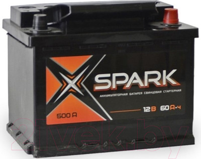 Автомобильный аккумулятор SPARK 500A (EN) L+ / SPA60-3-L (60 А/ч)