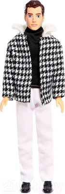 Кукла Happy Valley Высокая мода. Черно-белое пальто / 9377014
