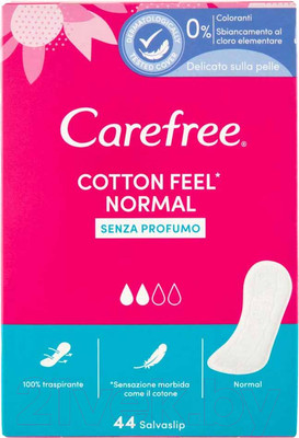 Прокладки ежедневные Carefree Cotton Feel Norma (44шт)