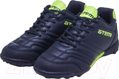 Бутсы футбольные Atemi Turf SBA-004 (темно-синий/ярко-салатовый, р-р 41)