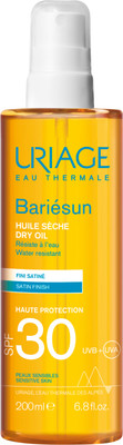 Спрей солнцезащитный Uriage Bariesun SPF 30 Сухое масло (200мл)