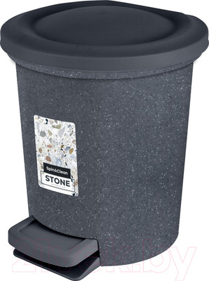 Мусорное ведро Spin&Clean Stone с педалью / SC470110026