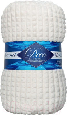 Плед TexRepublic Deco Кубики Фланель 200x220см / 93259 (молочный)