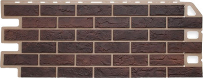 Сайдинг Альта-профиль Кирпич жженый (1.14x0.48м)