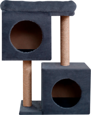 Комплекс для кошек Kogtik Пентхаус / СД m (серый/джут)