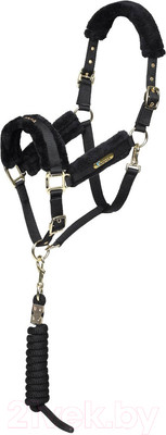 Недоуздок для лошади Arma Devon COB / 4180/BLACK/COB (черный, нейлоновый с чомбуром)