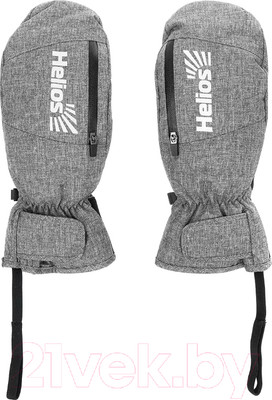 Варежки для охоты и рыбалки Helios Comfort (р.L, серый)