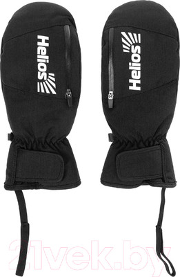 Варежки для охоты и рыбалки Helios Comfort (р.L, черный)