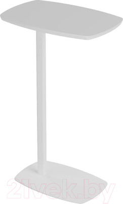 Приставной столик Калифорния мебель Дей (белый)