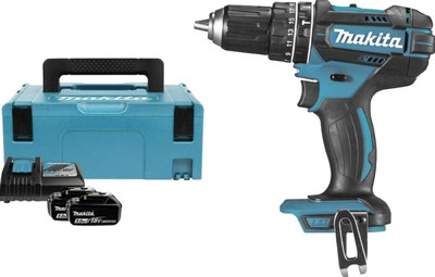 Профессиональная дрель-шуруповерт Makita DHP482RTJ