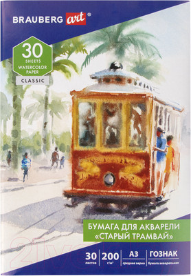 Набор бумаги для рисования Brauberg Art Classic / 112324 (30л)