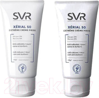 Крем для ног SVR Xerial 50 Extreme Creme Pieds (2x50мл)