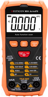 Мультиметр цифровой Multicon M31 AutoFS / 03K-M31_AutoFS-3619