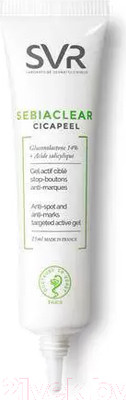 Гель для лица SVR Sebiaclear Cicapeel (15мл)
