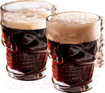 Набор бокалов Makkua Beerglass Skull Buddy MB530