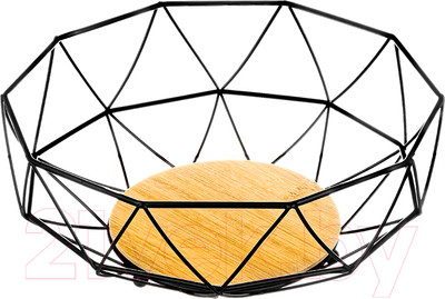 Фруктовница El Casa 240188 (черный)