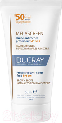 Крем солнцезащитный Ducray Melascreen SPF 50+ Флюид (50мл)