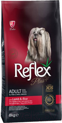Сухой корм для собак Reflex Plus Для мини и мелких пород с ягненком (8кг)