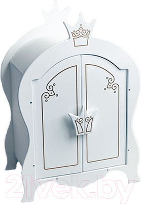 Аксессуар для куклы Leader Toys Shining Crown Шкаф / 72020 (белоснежный шелк)