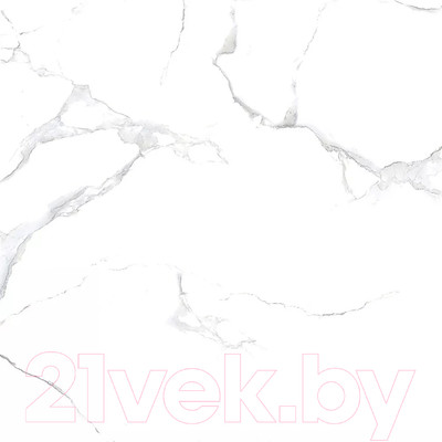 Плитка Netto Gres White Marble Matt (600x600)