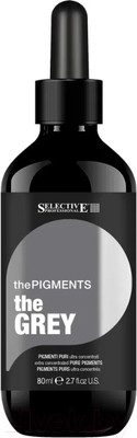 Пигмент прямого действия Selective Professional Чистый Ультраконцентрированный (80мл, серый)