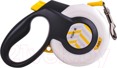 Поводок-рулетка Fida Autobrake XL / 204020 (белый)