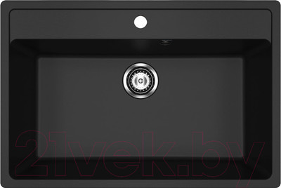 Мойка кухонная Ulgran U-600 (344 ультра-черный)