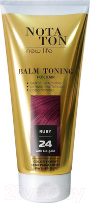 Оттеночный бальзам для волос Notaton 24 (150мл, рубин)