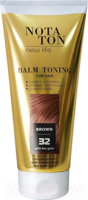 Оттеночный бальзам для волос Notaton 32 (150мл, коричневый)