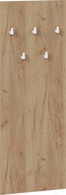 Вешалка для одежды ТриЯ Хилтон настенная 550 Исп.2.1 (дуб крафт золотой/белый)