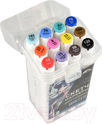 Набор маркеров Fenix Art Зима / 65498 (12цв)