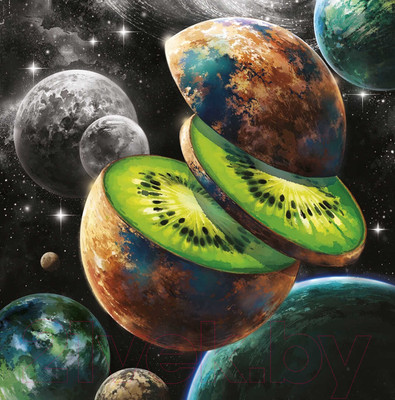 Набор алмазной вышивки Феникс+ Космическое киви / 65549