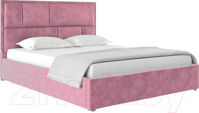 Каркас кровати НК Мебель Madison 160x200 / 72306832 (велюр розовый)
