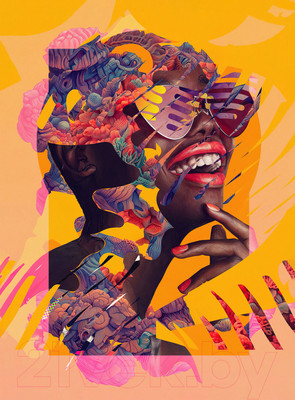 Картина Vimala На холсте 50x70 / Арт 30