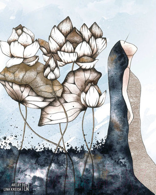 Набор алмазной вышивки Феникс+ Водопад by Lina Kredia / 65594