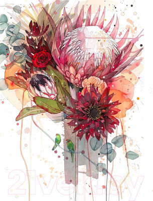 Картина Vimala На холсте 50x70 / Арт 48