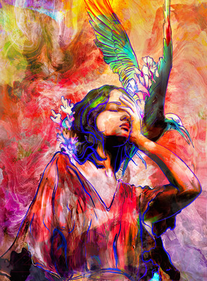 Картина Vimala На холсте 50x70 / Арт 55