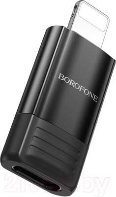 Адаптер Borofone BV18 iP в Type-C (черный)
